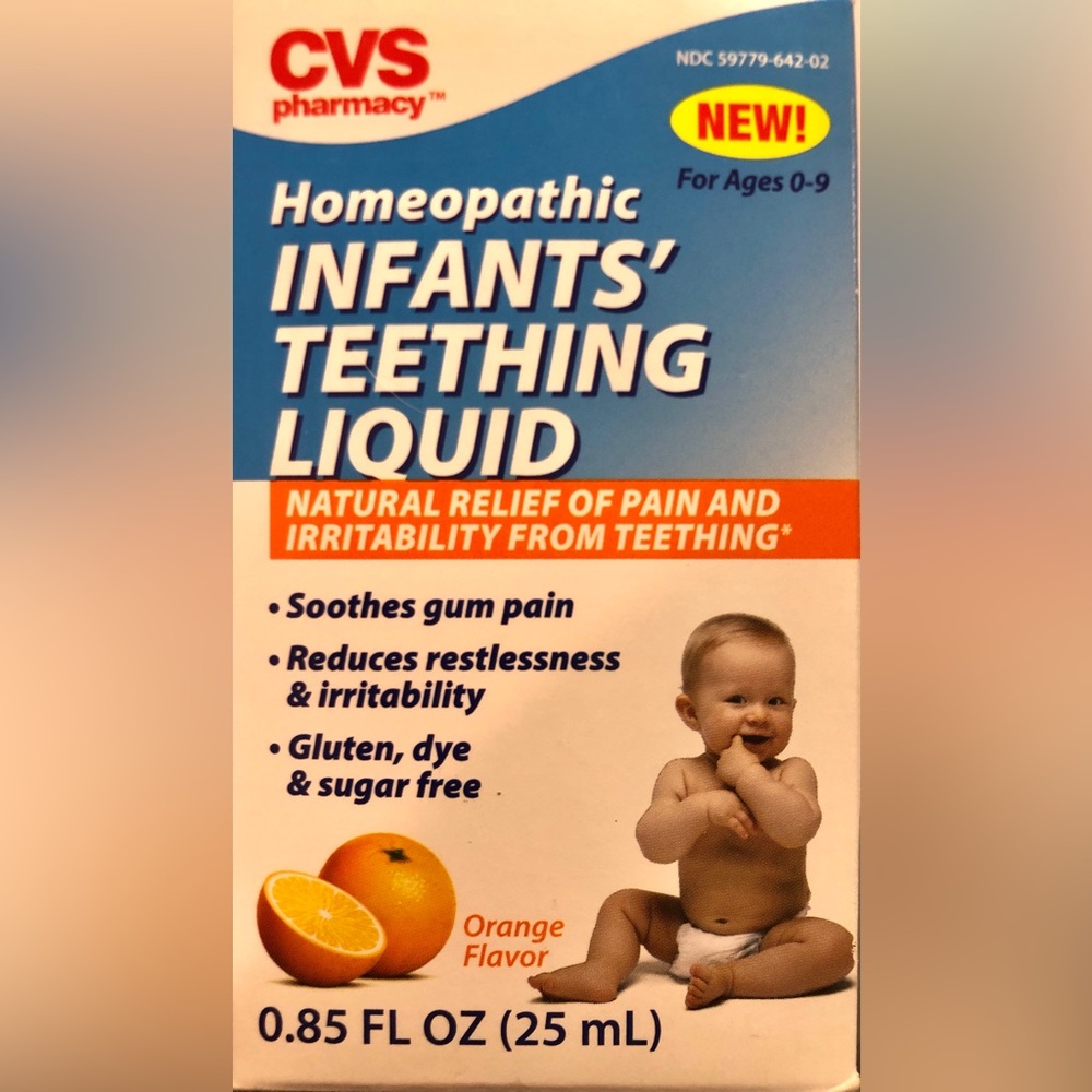 LAST 1!♥️NIB Homeopathic Infants’ Teething Liquid Orange Flavor